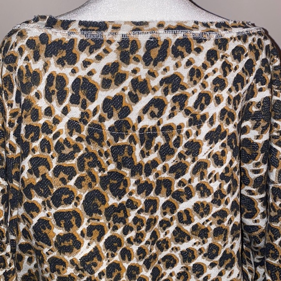 Free People Leopard Print Terry Sweatshirt - Picture 5 of 16